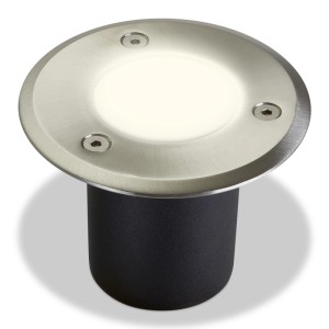 SOTECH Bodeneinbaustrahler ALFA MINI Edelstahl Rund Ø 100 mm