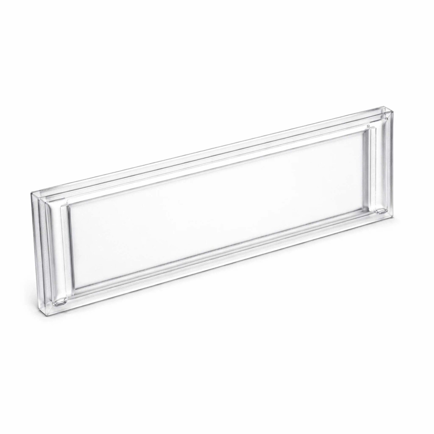 Wiltec Namensschild Abdeckung Briefkasten 89X25Mm Ersatzteil Postkasten Schild