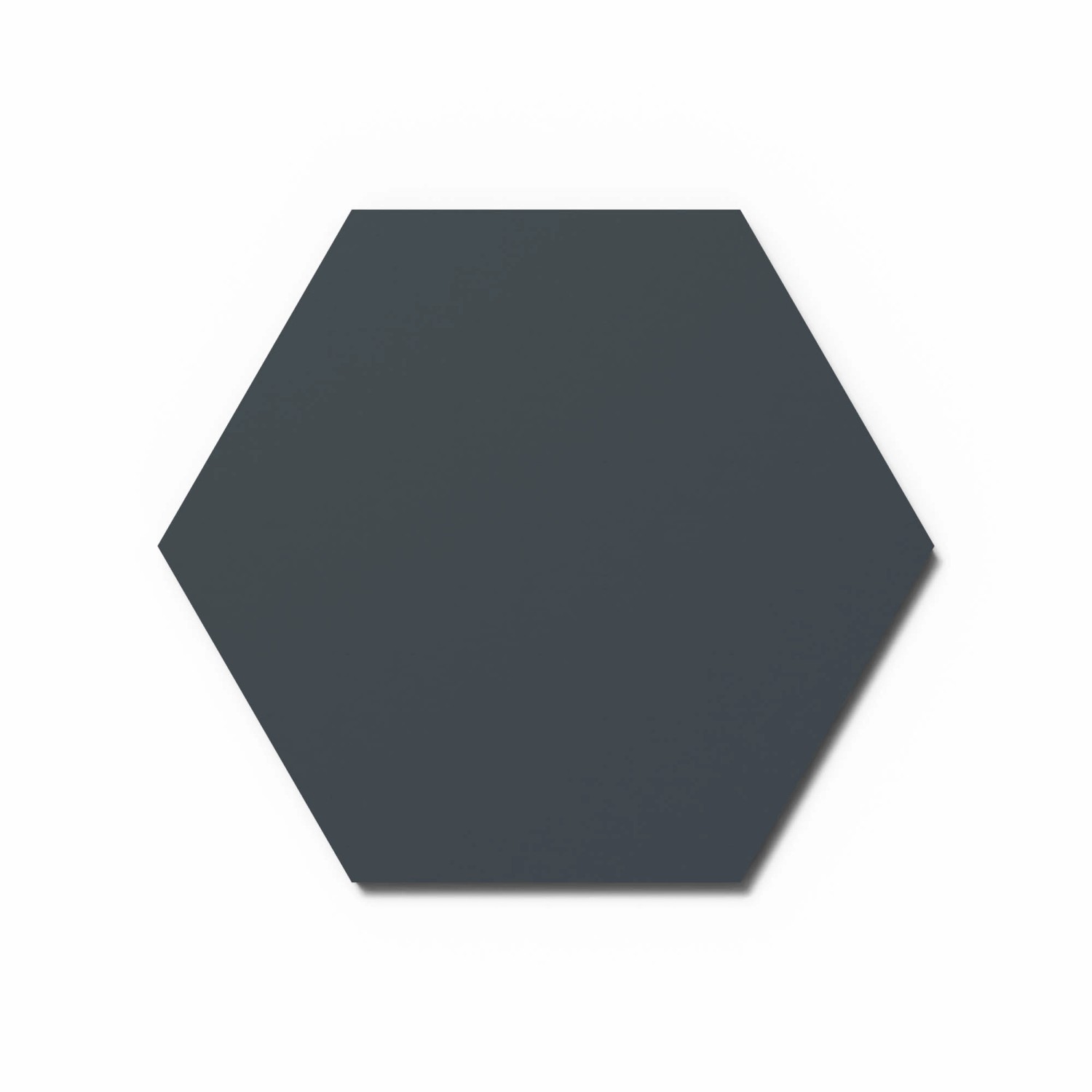 Designpaneel Hexagon Lino Smokey Blue Clear MDF Schwarz 50 cm x 50 cm 3 Stück