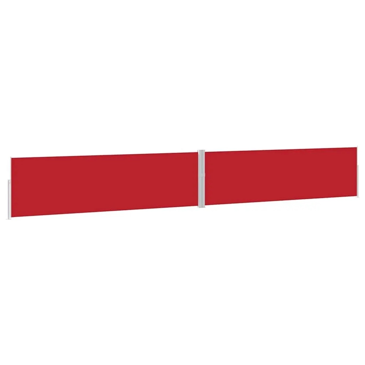 vidaXL Ausziehbare Seitenmarkise 170x1200 cm Rot 313398