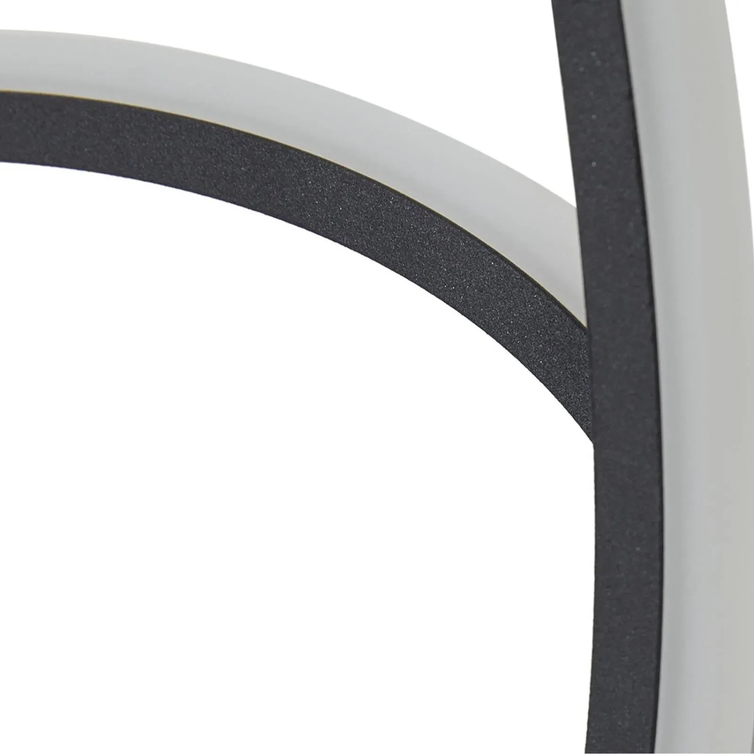 Detailaufnahme: Schwarze Lindby LED Stehlampe Pajaro, modernes Design, dimmbar.