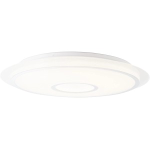 Weiße LED-Deckenleuchte Ronny, 56 cm, dimmbar mit Fernbedienung und CCT-Technologie.