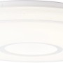 Weiße LED-Deckenleuchte Ronny, 56 cm, dimmbar mit Fernbedienung und CCT-Technologie.