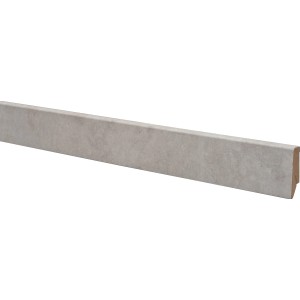 Sockelleiste Neo 2.0 Whitestream Sand, 2400 mm lang, MDF-Leiste für Bodenabschluss.