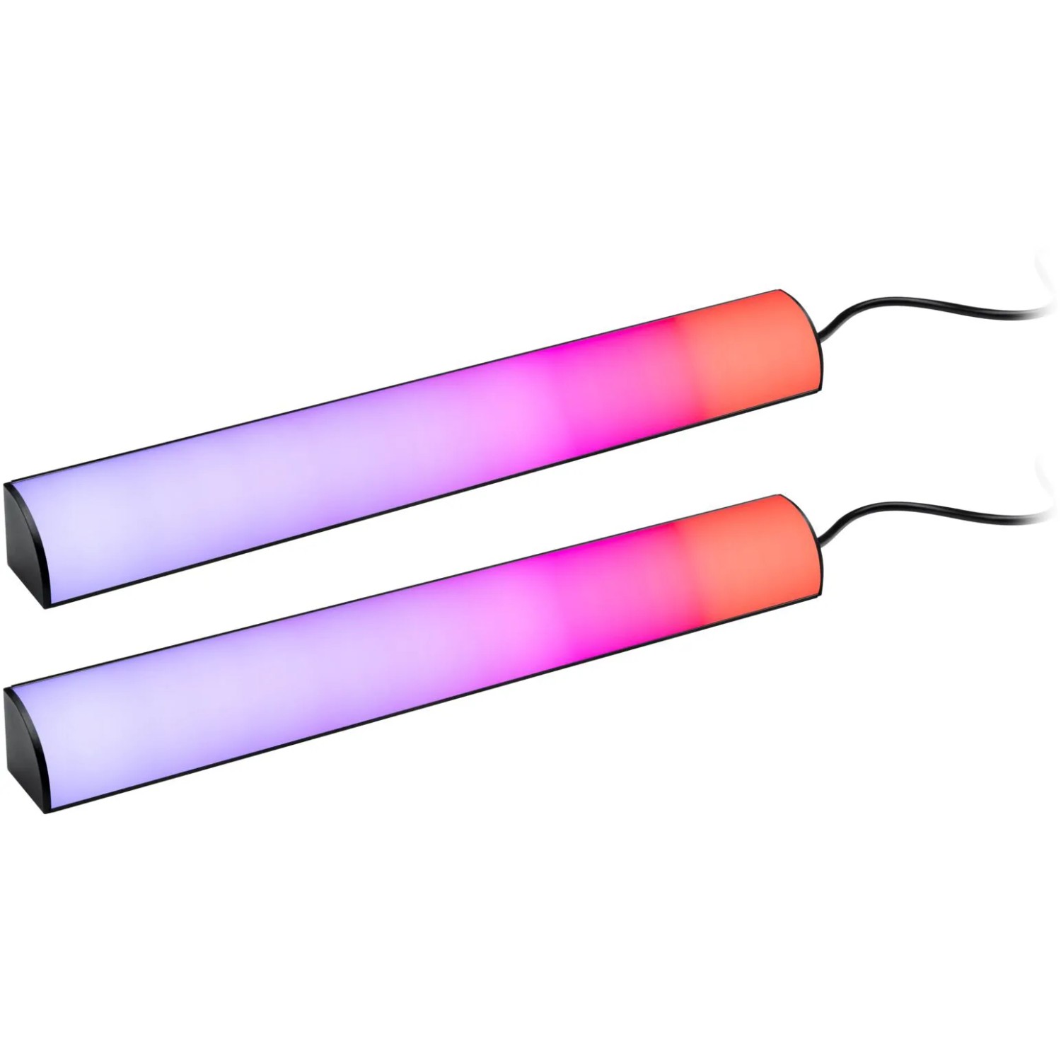 Paulmann LED-Stehlampe EntertainLED Lichtsäule, 2er Set, 30 cm, mit Farbwechsel für stimmungsvolle Beleuchtung.