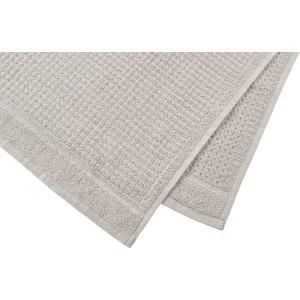 Hellgraues baliv Cosy Cave Gästehandtuch-Set, 2-teilig, Baumwolle, 30x50 cm.