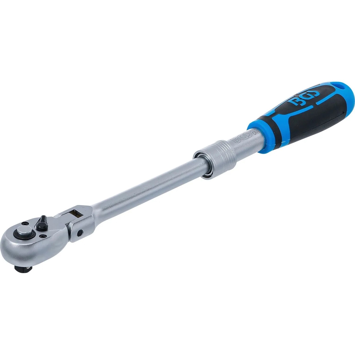 BGS Umschaltknarre Ausziehbar Abwinkelbar Abtrieb Außenvierkant 10 Mm  3 8 Zoll  260 365 Mm 25126