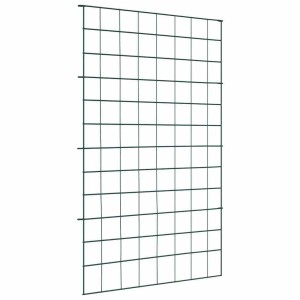 vidaXL Teichzaun Set 8 Stk Grün 50 x 80 cm Stahl 42017318