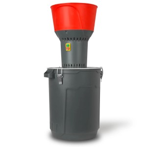 EBERTH Elektrische Getreidemühle mit 50L Eimer, 1300W, 400kg/h, für Zubehör für Geflügel.