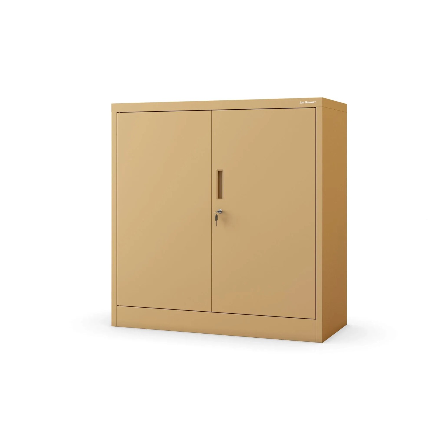Jan Nowak Metallschrank Klein BEATA 93 x 90 x 40 cm Fresh Style Beige