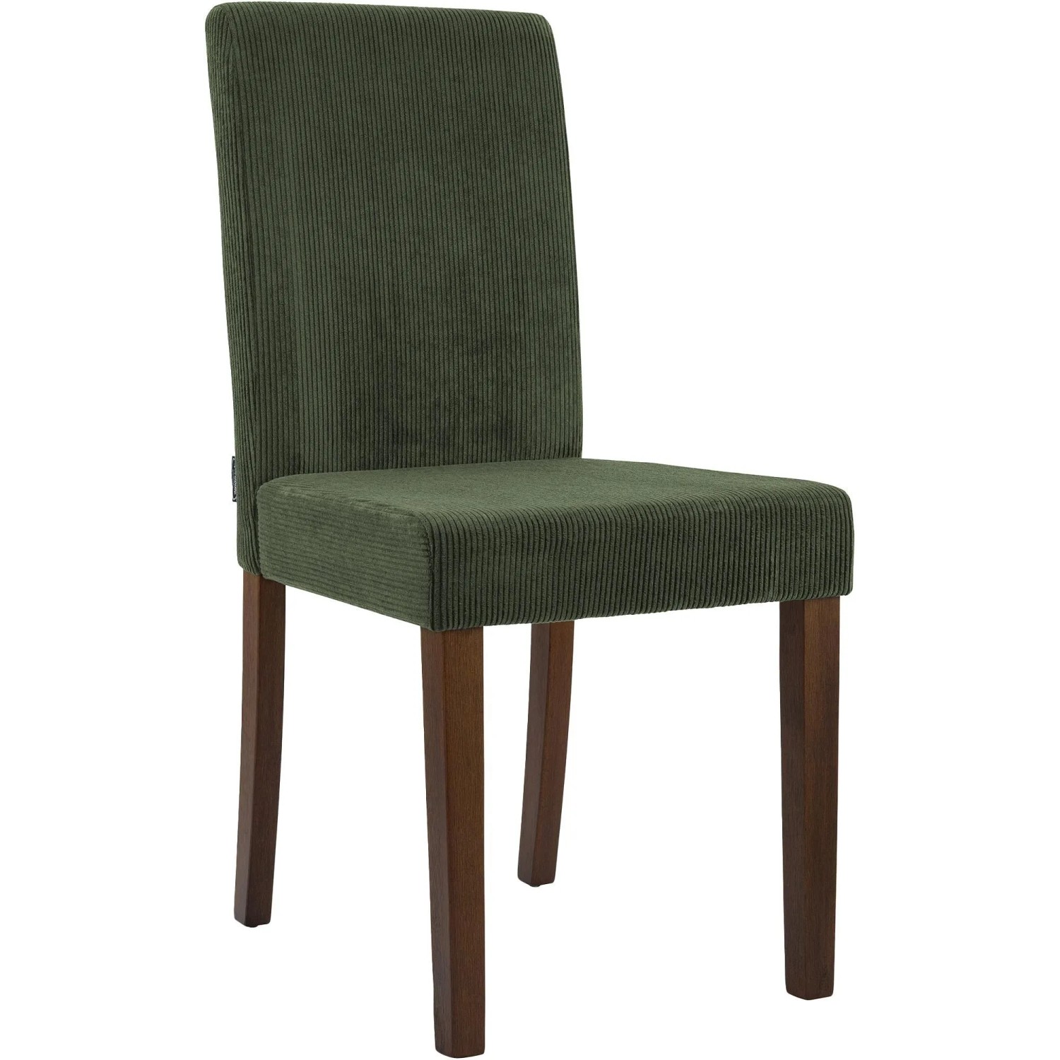 DELUKE Esszimmerstuhl DALAN Cord Grünfarbig 41x47x91cm Antik-Dunkel Essstühle Esszimmerstühle Küchenstühle Wohnzimmerstühle