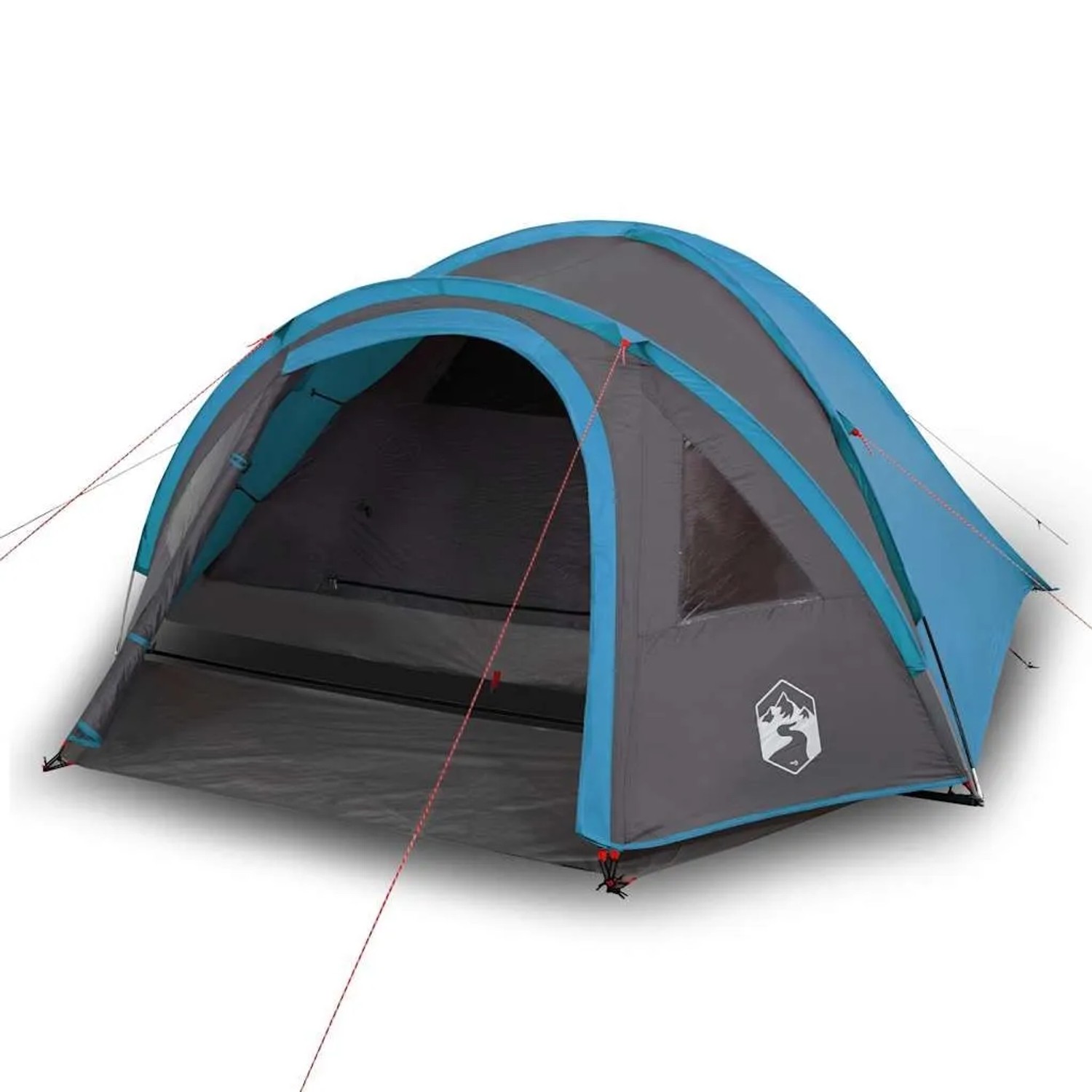 Furnicato Campingzelt Kuppel Blau 300 X 250 X 132 Cm