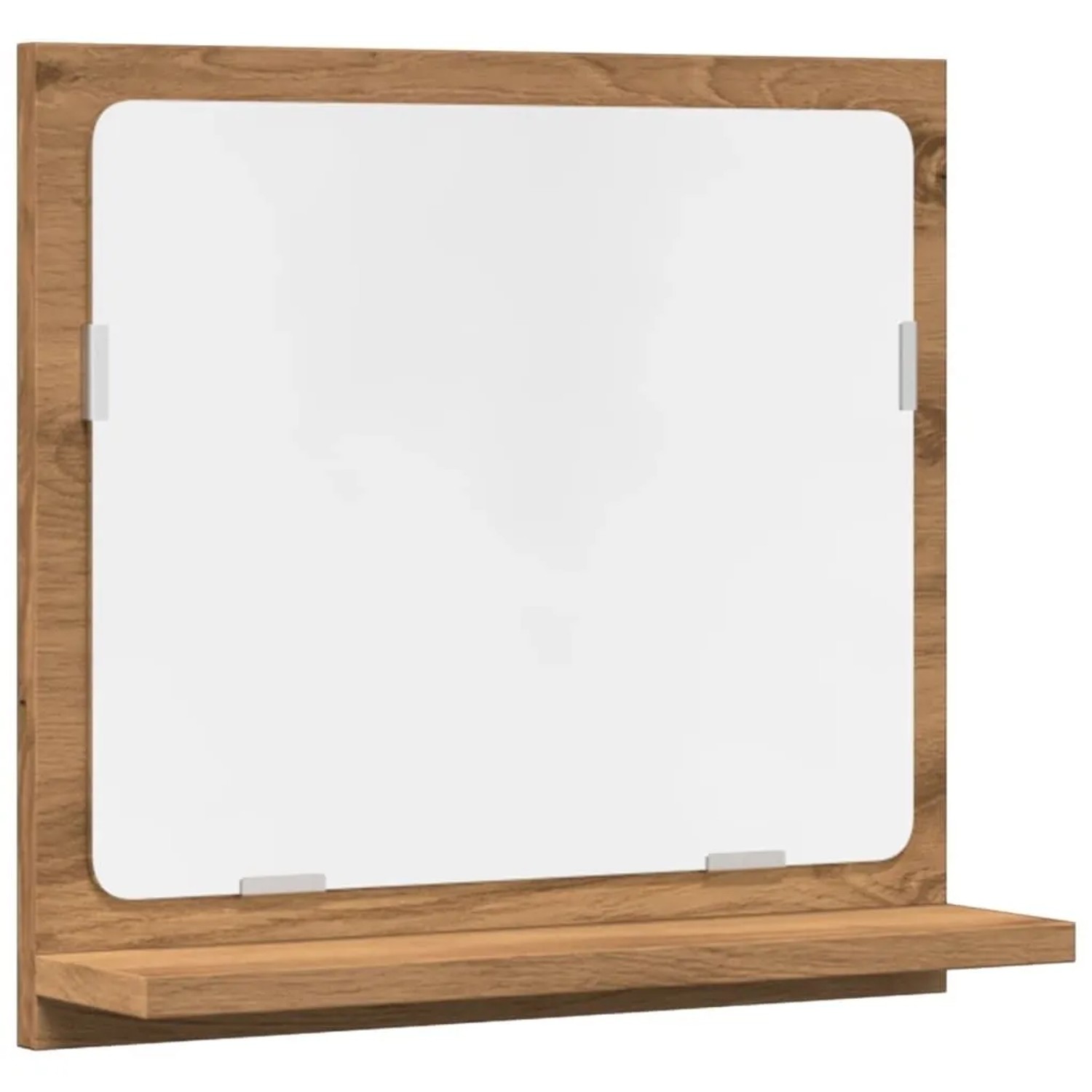 vidaXL Badspiegel mit Ablage Artisan-Eiche 40x11x37 cm Holzwerkstoff 856188