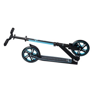 Muuwmi Tretroller Pro, blau, mit 215 mm Rollen, ABEC 7 Kugellager und höhenverstellbarem Lenker.