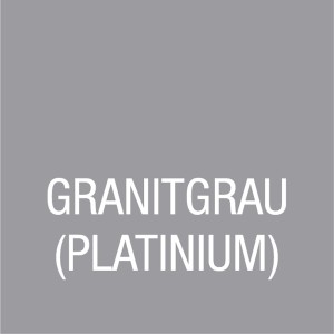 Farbfeld der Bondex Dauerschutz-Farbe in Granitgrau-Platinum, seidenglänzend.