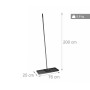 Relaxdays Rasenrakel Stahl Schwarz mit Stiel Rutschfest 76 cm x 25 cm 5,6 kg_4