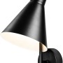 Schwarze Ledvance Wandlampe Decor Tokio, 32 cm, im japanischen Stil für Innenräume.