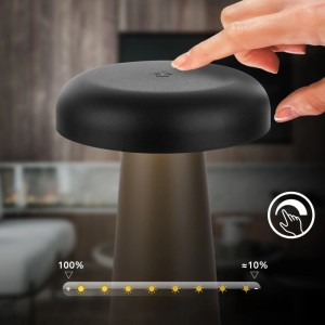 Briloner Akku Tischleuchte Cloud Dimmbar Touch Schwarz
