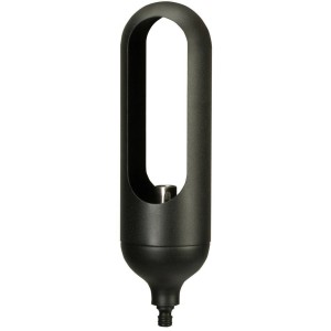 Gardena Fackel ClickUp! für Gartendeko: Schwarze Gartenfackel aus Edelstahl mit ClickUp! System.