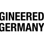 Gardena Gartenpumpe: Engineered in Germany Logo mit deutscher Flagge.