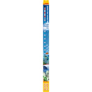 Verpackung der Sera Aquarium LED-Leuchte Marine Blue Sunrise 965 für Aquarienbeleuchtung.