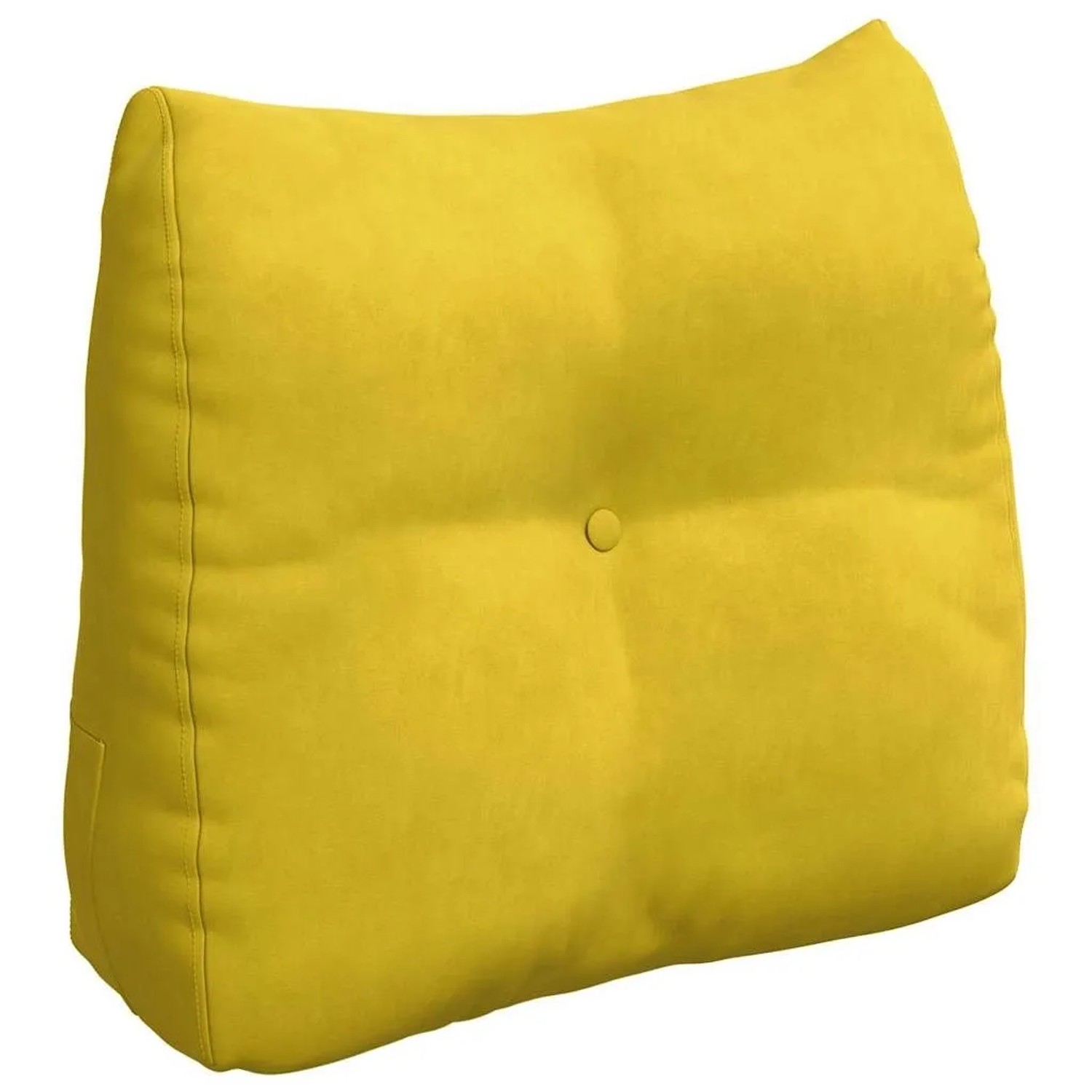 vidaXL Rückenkissen Gelb 60 x 24 x 50 cm Samt 42014407