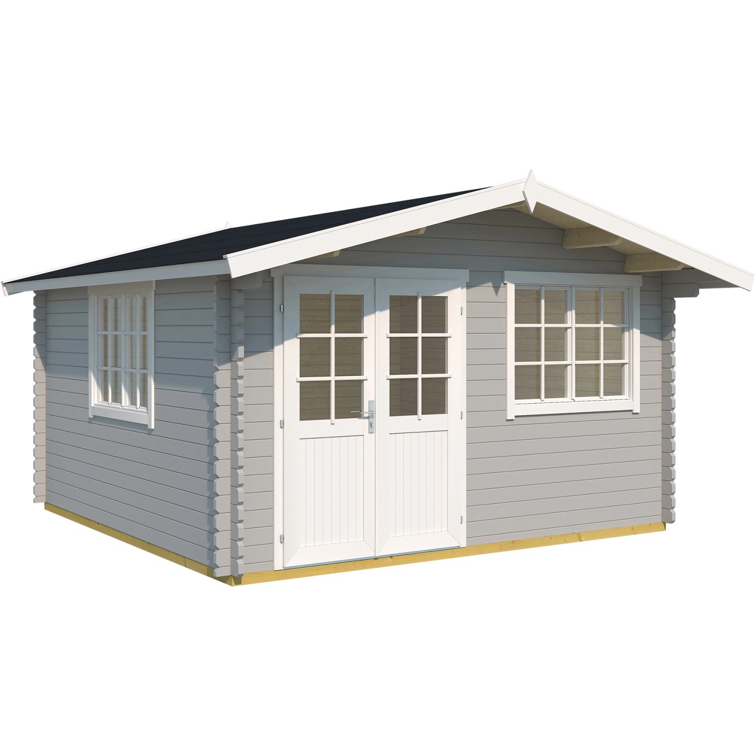 Sonstige Holz-Gartenhaus/Gerätehaus Gartenhaus/Gerätehaus 401 Satteldach Lasiert 480 cm