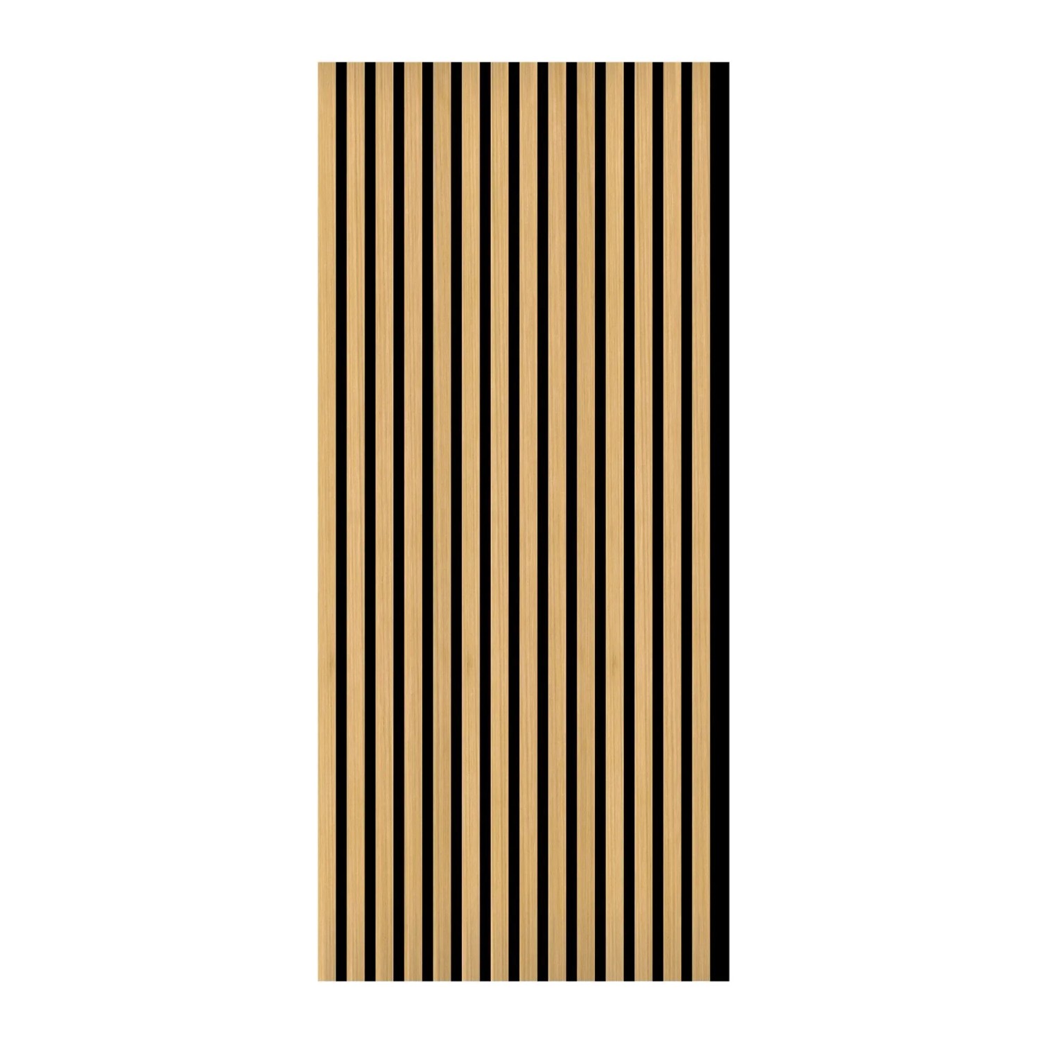 FN Acustico Akustikplatte PET u. MDF Furniert 572,5 x 19 x 1195 mm Eiche Natur