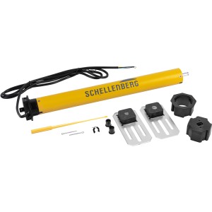 Schellenberg Rollladenmotor Standard Maxi 20 Nm mit Zubehör für Rollladenantriebe.
