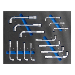 TRUTZHOLM Winkel Steckschlüssel Satz, 14-teilig, in Werkstattwagen Einlage. Werkzeug für Profis.