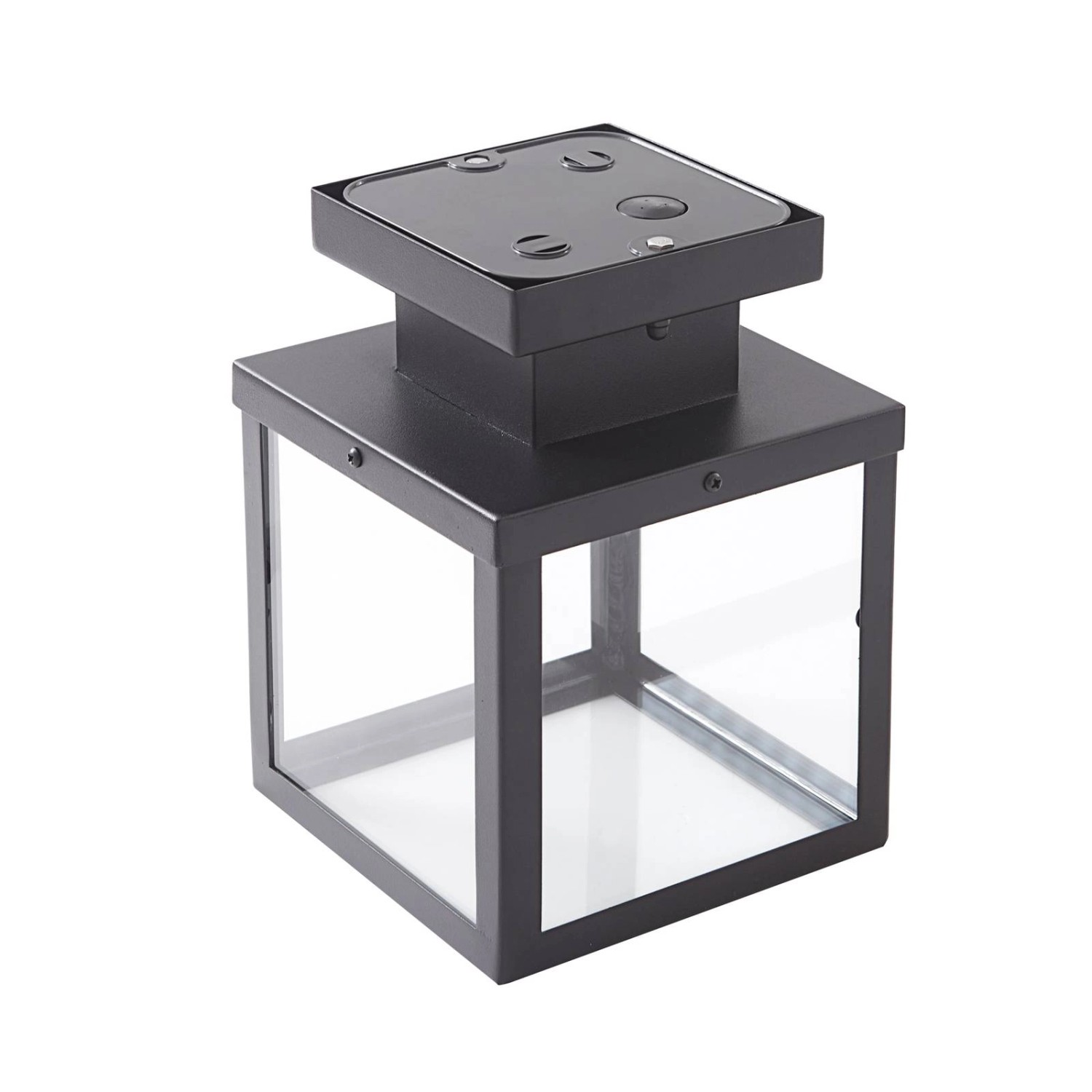 Lindby Deckenlampe Mandus 10017710 Modern in Schwarz aus Edelstahl 1-flammi günstig online kaufen