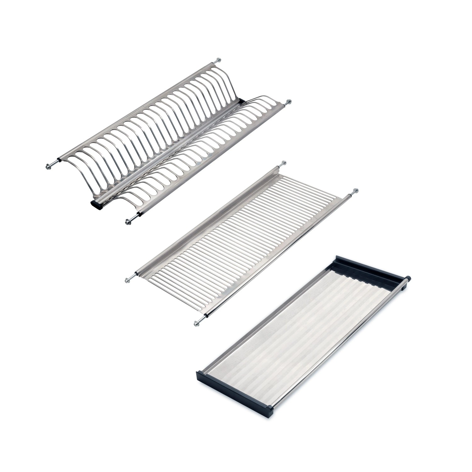 Emuca Abtropfgestell aus Rostfreiem Stahl Drynox Modul 600 mm Edelstahl