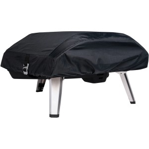 Schwarze Transportabdeckung für Ooni Koda 12 Grill, wasserdicht und passgenau.
