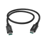 Hama USB-C Ladekabel, 240W, 1,5m, Nylonummantelung, für schnelles Laden von Geräten.
