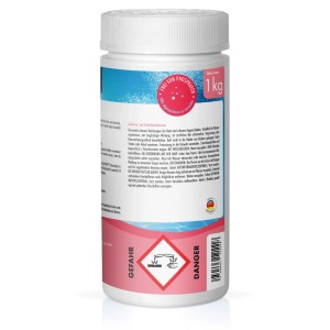 Baycinex Filterreiniger Granulat, 4 kg Packung zur Poolreinigung und Entkalkung.