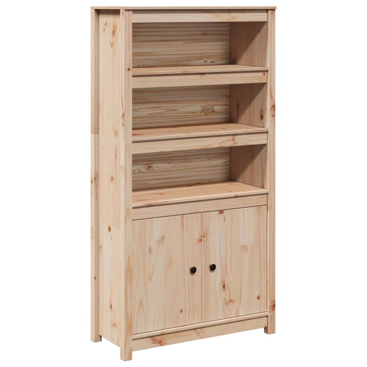 vidaXL Highboard 80x35x154 cm Massivholz Kiefer 823519 günstig online kaufen