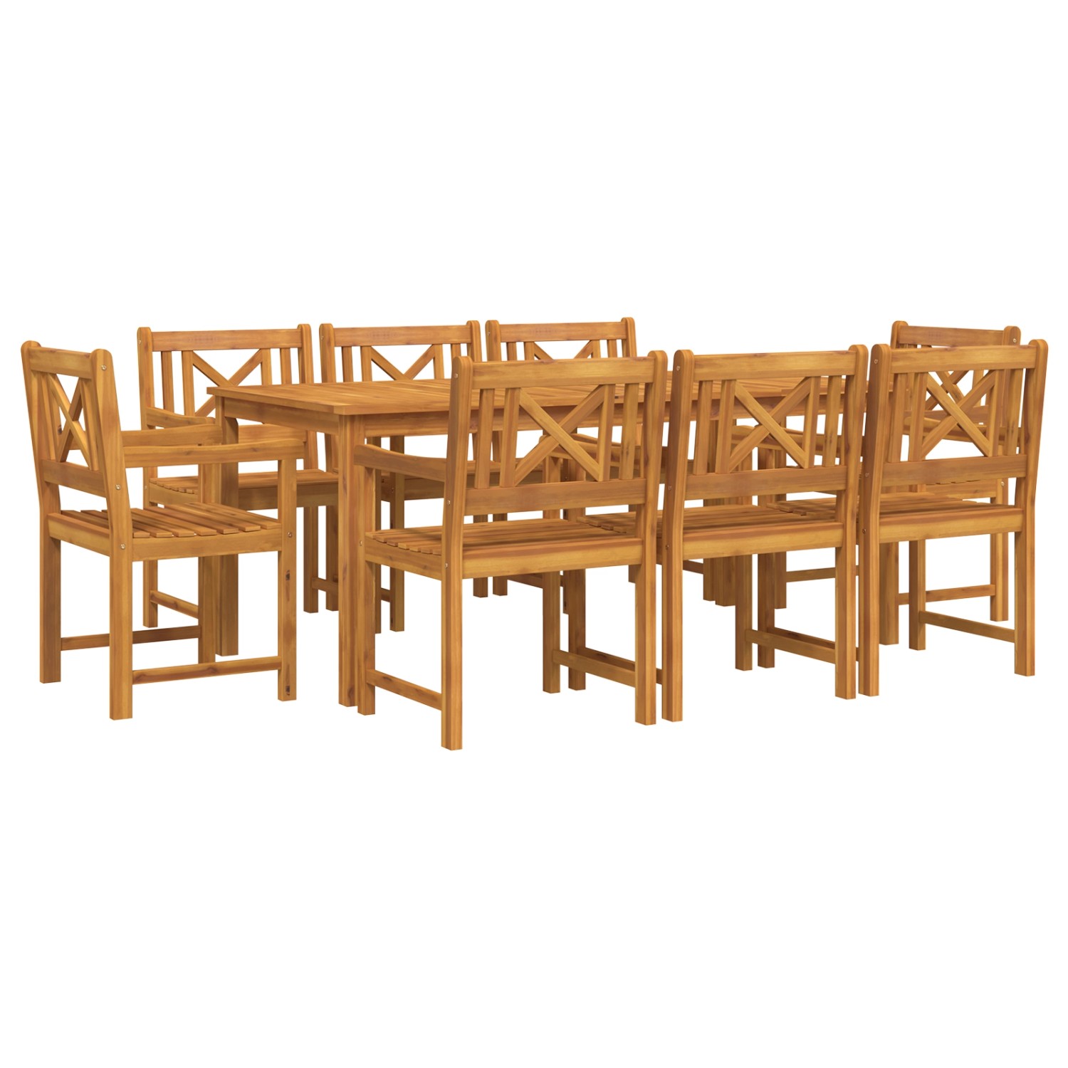 vidaXL Gartenstühle 2 Stk 56x56x90 cm Massivholz Akazie 3375661 günstig online kaufen