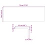vidaXL Treppenstufen 2 Stk Dunkelbraun 70x25x2 cm Massivholz Eiche 3283796_11