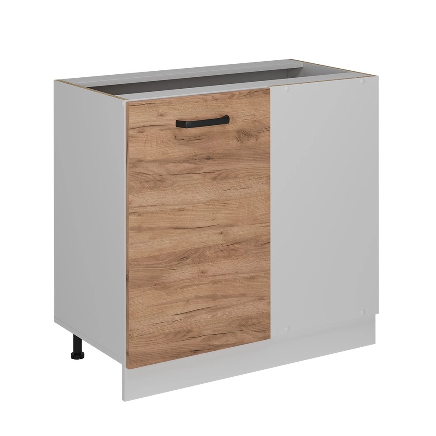 Vicco Eckunterschrank R-Line Goldkraft Eiche 86 cm ohne Arbeitsplatte günstig online kaufen