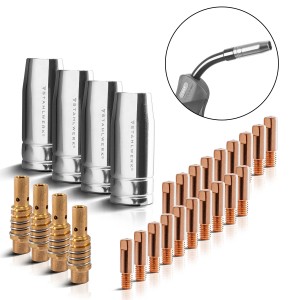 STAHLWERK MIG MAG Verschleißteile Set, 28-teilig für AK15/MB15 Brenner. Zubehör für Kompressoren.