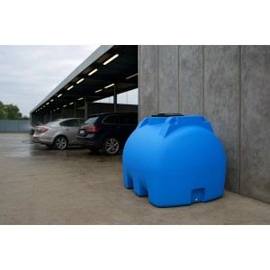 KMND 1000L Horizontal Trinkwasser Wassertank Blau