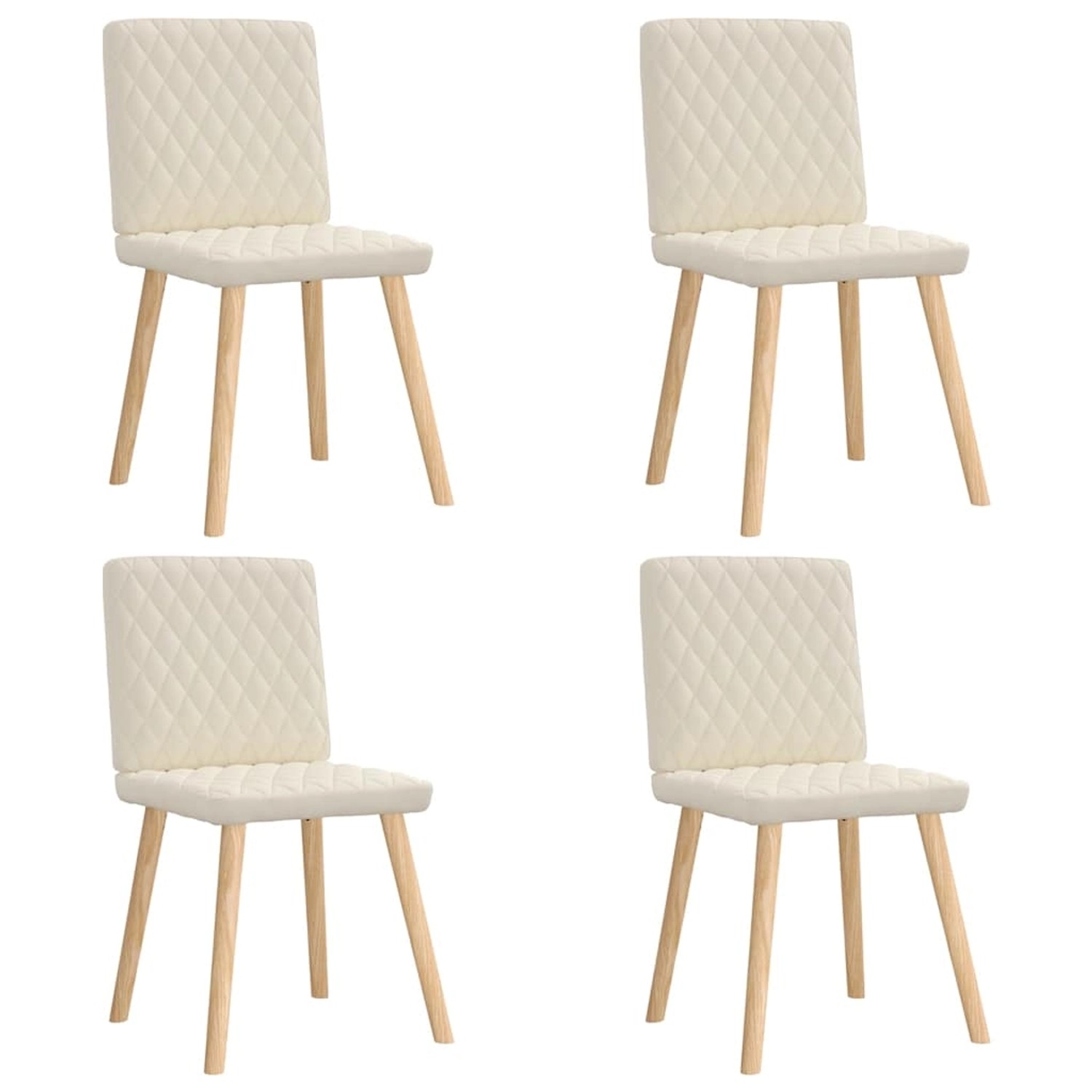 vidaXL Esszimmerstühle 4 Stk Leinen 3315232 günstig online kaufen