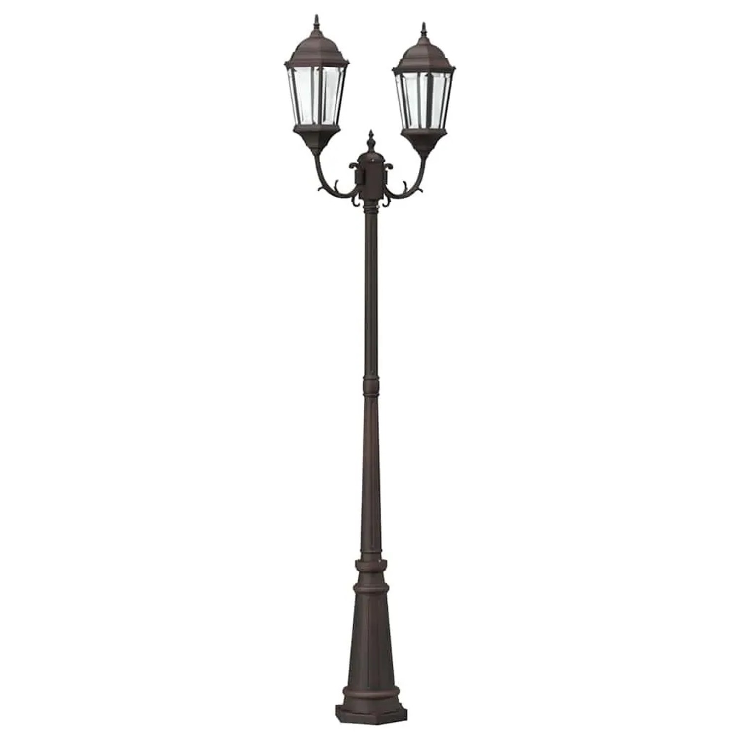 vidaXL Garten-Licht Bronze 68 x 20 x 235 cm Aluminium und Glas 42000338
