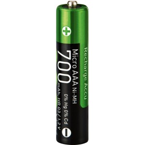 AAA Akku, 700mAh, Ni-MH, für Batterie Ladegerät-Set