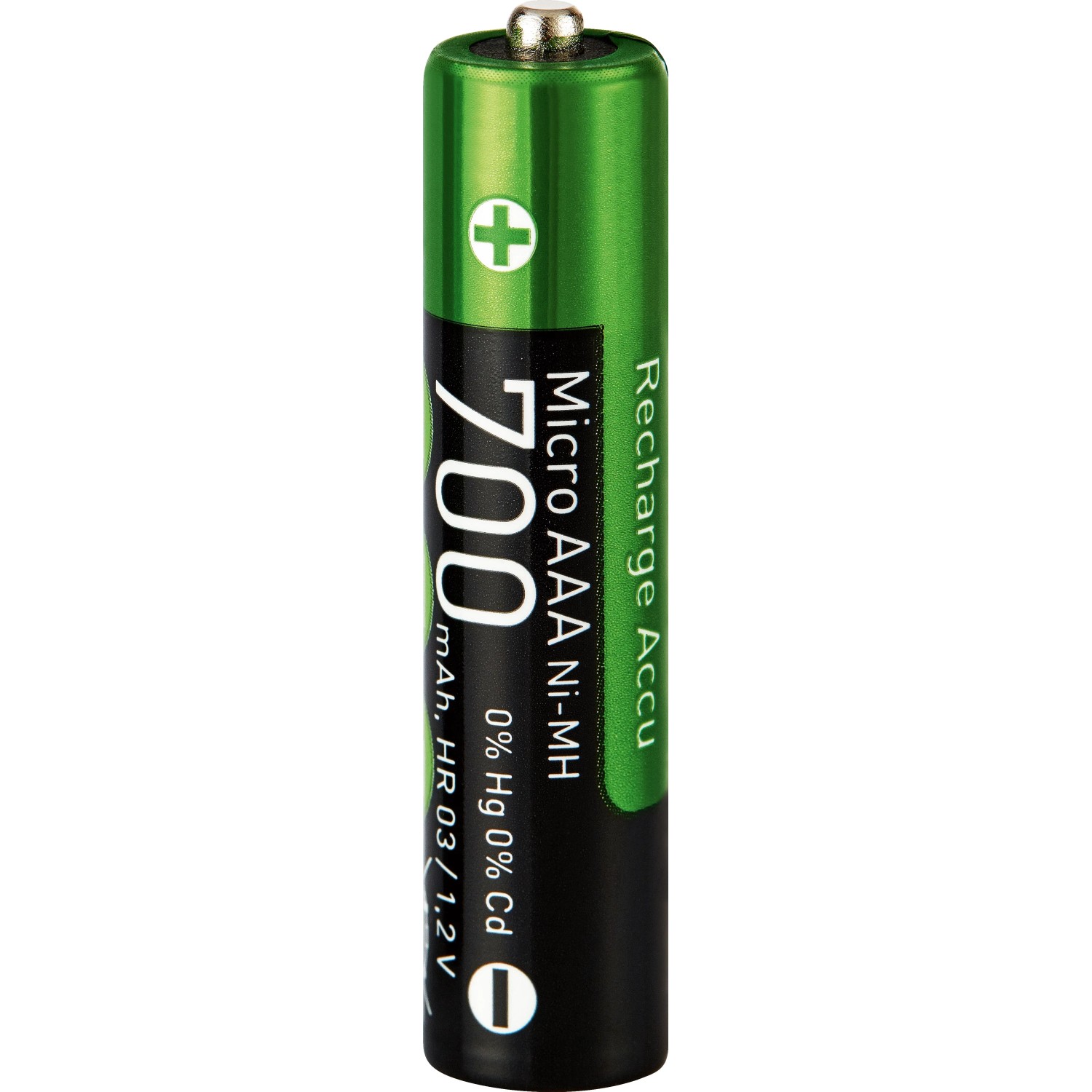 AAA Akku, 700mAh, Ni-MH, für Batterie Ladegerät-Set