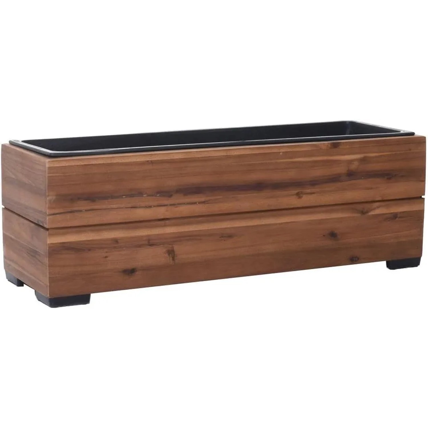 Vivanno Blumenkasten Kajix 61 cm x 20 cm x 21 cm Haselnussbraun