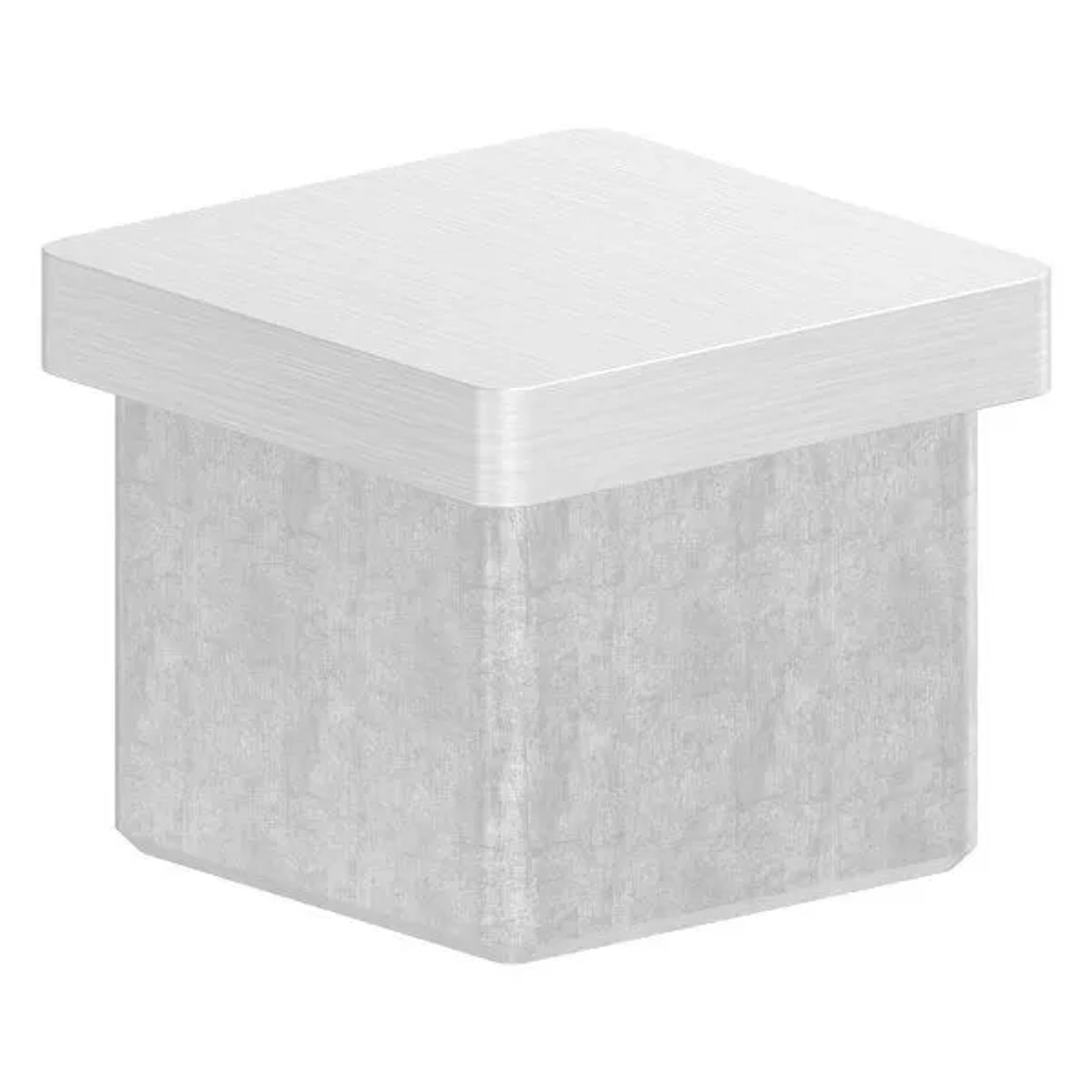 FeNau Einsteckkappe V2A Edelstahl Für Quadratrohr 30x30 mm Wandstärke 2,0 mm