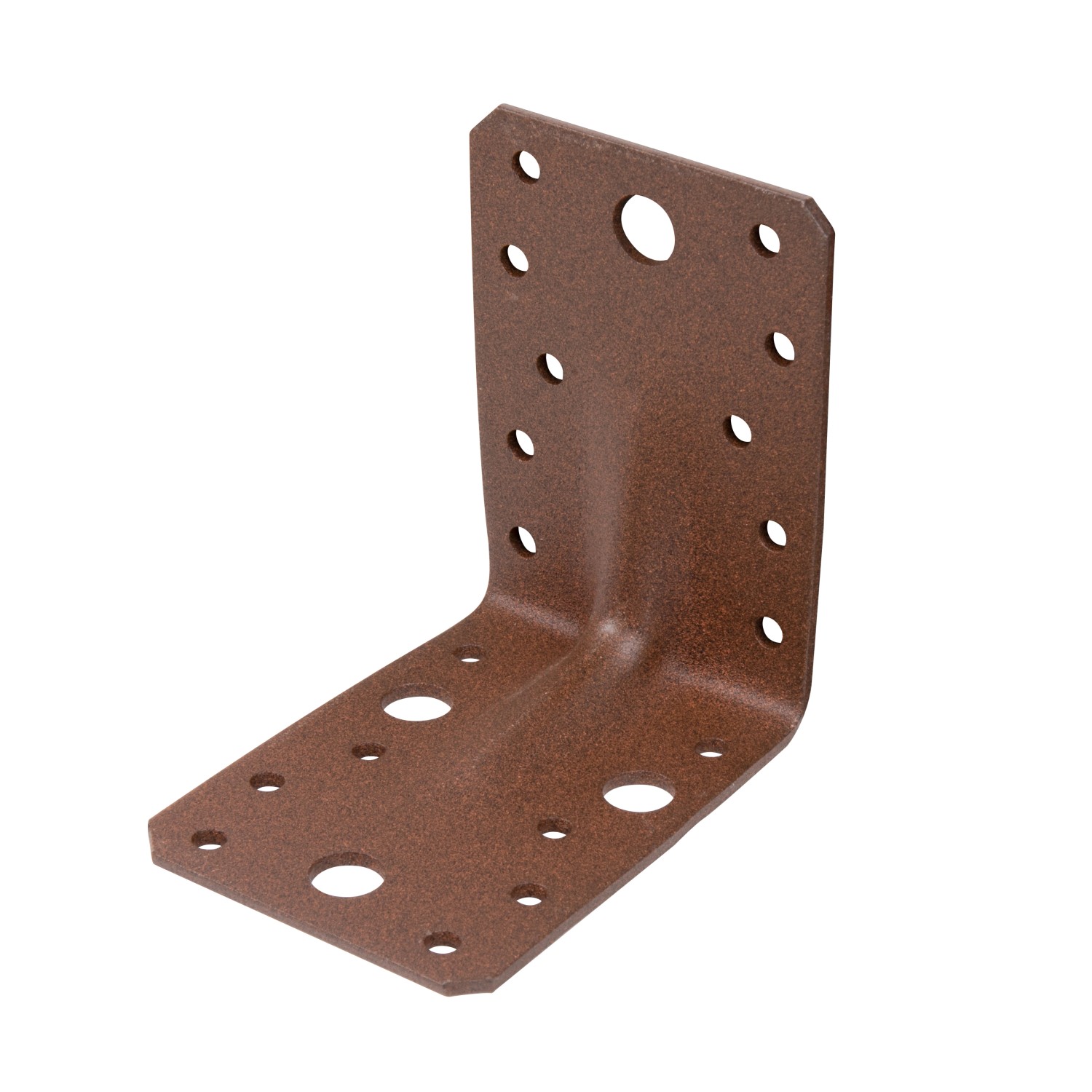Thumbnail - Duravis Schwerl-Winkelverbinder/Sicke Rostbraun Duplexbesch. 90 x 90 x 65 mm