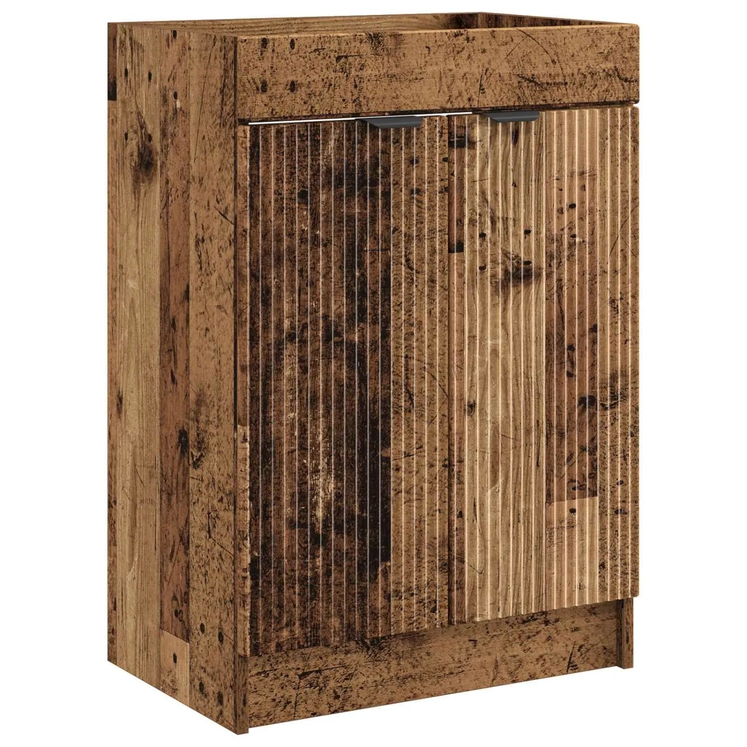 vidaXL Unter dem Waschbecken Badschrank Altholz 78,5 x 37,5 x 81 cm 890112