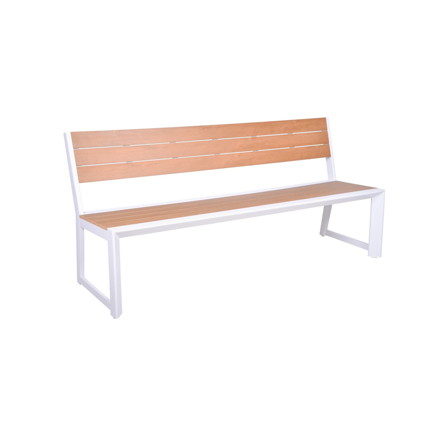 Garden Pleasure Gartenbank Venice mit Rückenlehne 44 x 180 x 41 cm Braun-We günstig online kaufen